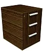 Тумба с 3-мя ящиками