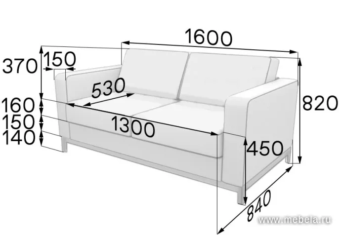 Офисный диван Барнтхаус