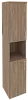 Офисный шкаф высокий узкий лев./прав. (2 низких фасада ЛДСП)