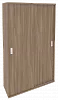Офисный шкаф-купе комбинированный (полки + гардероб)