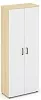 Офисный шкаф высокий широкий (2 высоких фасада, задняя стенка ЛДСП
