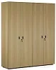 Офисный шкаф для документов с гардеробом
