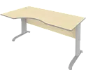 Стол эргономичный на металлокаркасе (левый)
