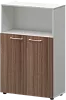 Офисный шкаф средний с нишей