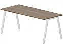 Стол рабочий на металлокаркасе (А-опоры / меламиновый аутлет)