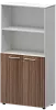 Офисный шкаф высокий полузакрытый
