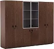 Офисный шкаф комбинированный  с гардеробом и шкафом для документов (6 дверей)
