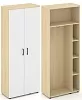 Гардероб широкий неглубокий, задняя стенка ЛДСП