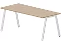 Стол рабочий на металлокаркасе (А-опоры / 2 громмета)