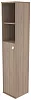 Офисный шкаф высокий узкий полузакрытый(Л/Пр)