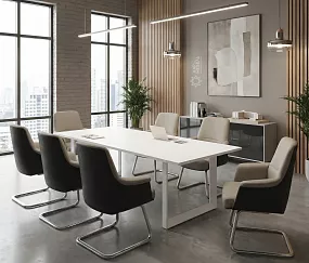 столы Onix Metal-O White