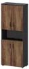 Офисный шкаф для документов закрытый 4-дверный с нишей