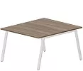 Составной Стол на 2 рабочих места (меламиновые аутлеты)