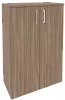 Офисный шкаф средний широкий (2 средних фасада ЛДСП)