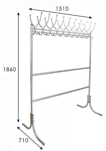 фото Вешалка общественная М 12 №3
