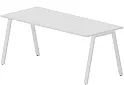 Стол рабочий на металлокаркасе (А-опоры / меламиновый аутлет)
