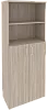 Офисный шкаф высокий широкий (2 средних фасада ЛДСП)