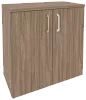 Офисный шкаф низкий широкий (2 низких фасада ЛДСП)