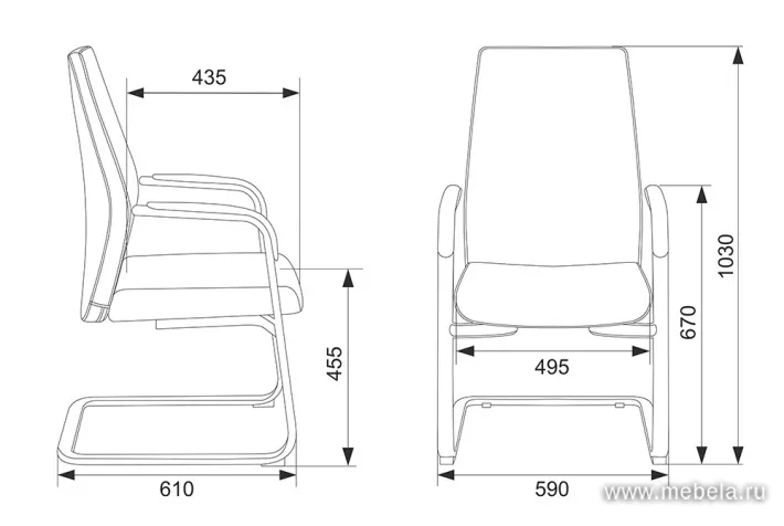 кресло Jons-low-V