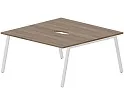 Составной Стол на 2 рабочих места (2 эргономичных выреза)