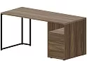 Стол рабочий на металлокаркасе с опорной тумбой (правый)