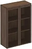 Шкаф для документов средний со стеклянными дверями