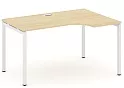 Стол рабочий эргономичный на П-образных опорах 40х40 (Левый/Правый)