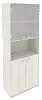 Офисный шкаф высокий широкий (со стеклом)
