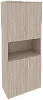 Офисный шкаф высокий широкий (4 низких фасада ЛДСП)