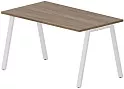 Стол рабочий на металлокаркасе (А-опоры / меламиновый аутлет)