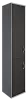 Офисный шкаф высокий узкий закрытый 2 секции, Л/Пр.