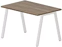 Стол рабочий на металлокаркасе (А-опоры / меламиновый аутлет)