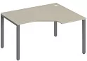 Стол эргономичный Trend на П-образном металлокаркасе, правый