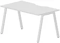 Стол рабочий на металлокаркасе (А-опоры / с эргономичным вырезом)