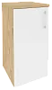 Офисный шкаф низкий узкий лев./прав. (1 низкий фасад ЛДСП)