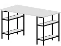 Стол рабочий на металлокаркасе с открытыми полками