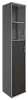 Офисный шкаф высокий узкий закрытый 2 секции, Л/Пр.