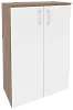 Офисный шкаф средний широкий (2 средних фасада ЛДСП)
