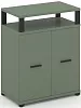 Распашной Офисный шкаф опорный/приставной с верхним горизонтом