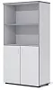 Офисный шкаф комбинированный, средний