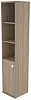 Офисный шкаф высокий узкий полузакрытый(Л/Пр)