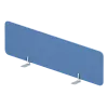 Экран настольный фронтальный (ткань, алюминиевый кант) для отдельного стола ш.118см