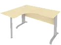 Стол эргономичный на металлокаркасе (левый)