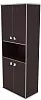 Офисный шкаф для документов высокий полузакрытый