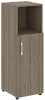 Офисный шкаф узкий средний полузакрытый Л/ПР