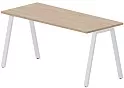 Стол рабочий на металлокаркасе (А-опоры / меламиновый аутлет)