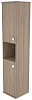 Офисный шкаф высокий узкий полузакрытый(Л/Пр)