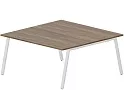 Составной Стол на 2 рабочих места (меламиновые аутлеты)