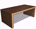 Офисный письменный стол для руководителя