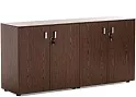 Офисный шкаф низкий (4 двери)